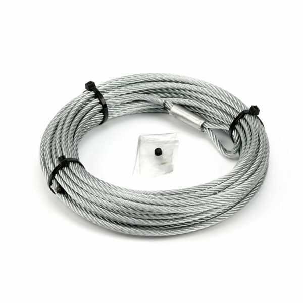 WIRE ROPE ASSEMBLY 7/32 Inch Diameter x 55 Foot Length