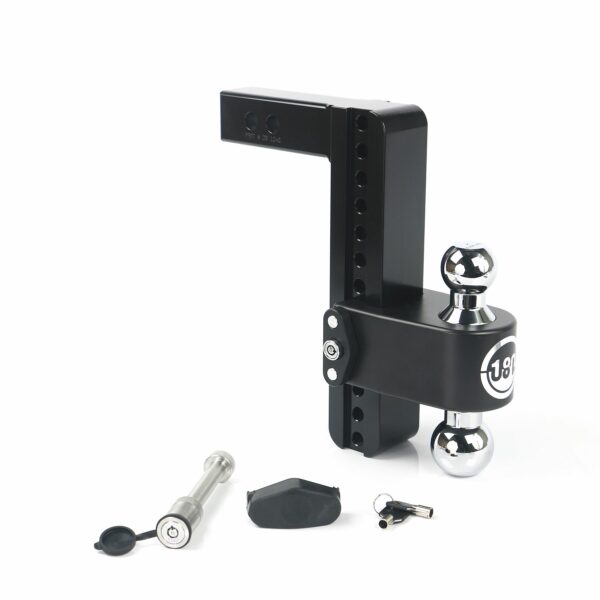 180 Hitch Chrome 10" Drop Hitch with 2" Shank w/ Keyed Alike WS05