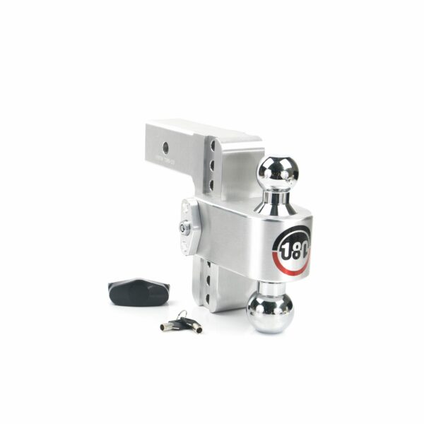 180 Hitch Chrome Ball 6" Drop Hitch with 2.5" Shank