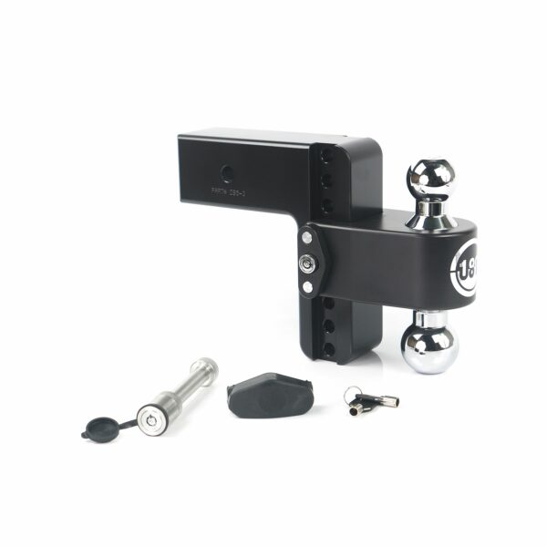 180 Hitch Chrome 6" Drop Hitch with 3" Shank w/ Keyed Alike WS05
