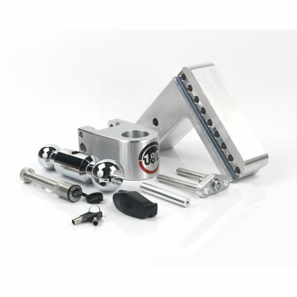 180 Hitch Chrome Ball 6" Drop Hitch with 3" Shank Keyed Alike WS05 Included