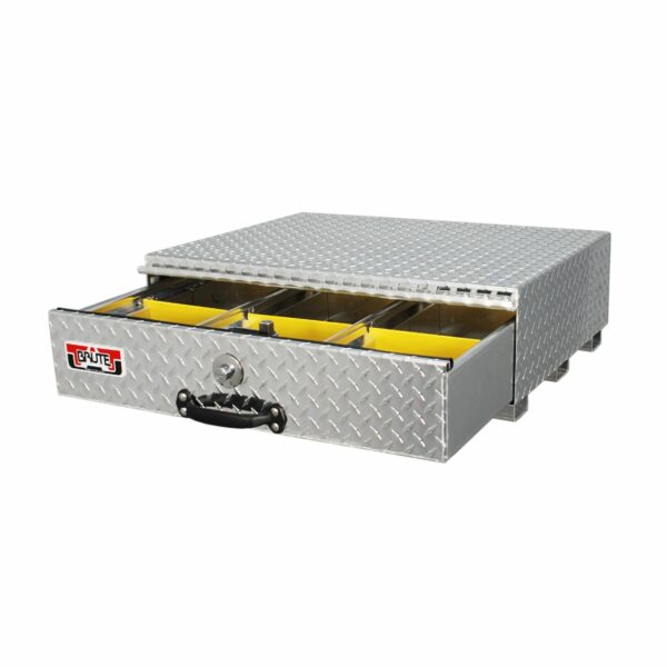GXTX - HBS312 - 30inch x 9.5inch x 24inch x .100 thick diamond, Bed Safe Roller Drawer Box