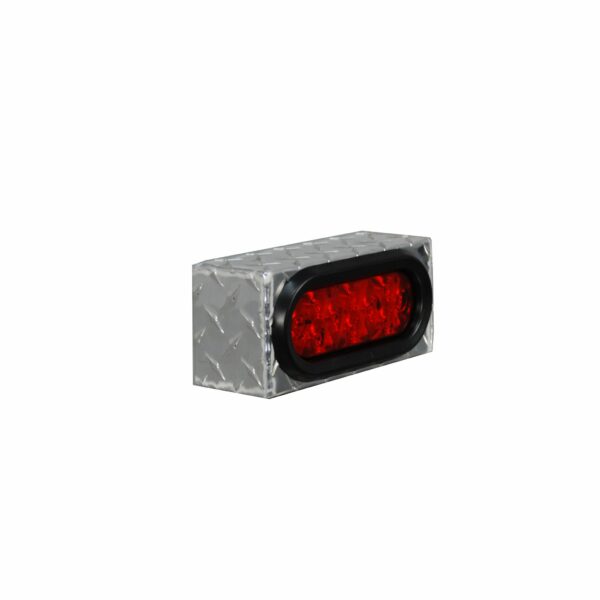 GXTX - LB001 - Single Oval Light Box Diamond Tread 8.25inchL x 3.75inchH x 3inchD