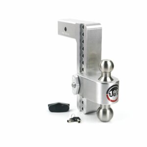 180 Hitch Stainless Steel Ball 10" Drop Hitch with 2.5" Shank