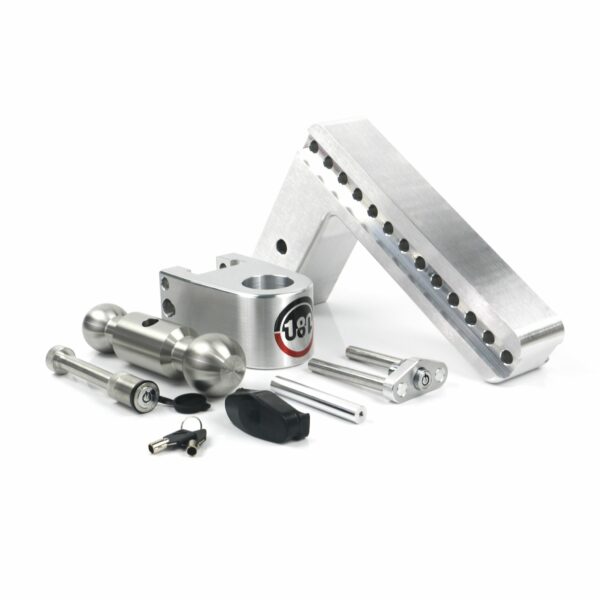 180 Hitch Stainless Steel 10" Drop Hitch with 3" Shank Keyed Alike WS05 Included