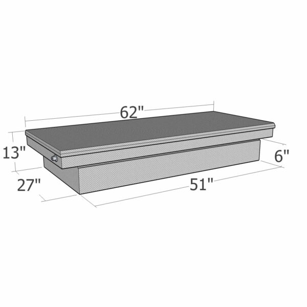 GXTX - RB155FL-BT - Full Lid Comm. Class Mid Size/Down Size CrossOver - LB & SB wide & shallow-Black Texture Coat