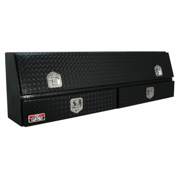 GXTX - TBS200-72-BD-BT - 72inch Contr. TopSider w/ Drawers & Doors Comm. Class - Black Texture Coat