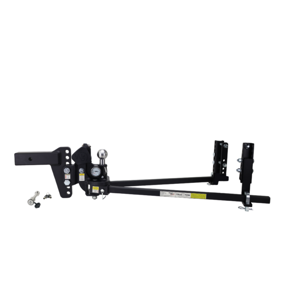 TrueTow Middle Weight Weight Distribution 6" Drop, 2" Receiver 12.5K GTWR w/ Keyed alike Hitch Pin