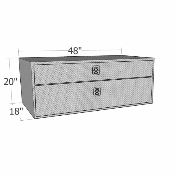 GXTX - UB48-20TD - 48inchx20inch UnderBody w/ Top Drawer