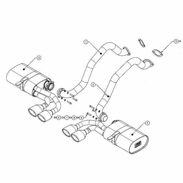 Axle-Back Exhaust System - EC-Type