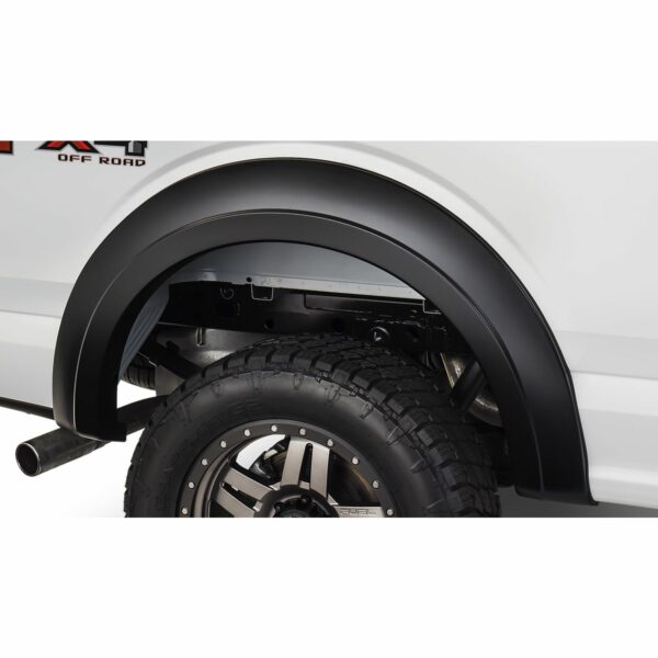Bushwacker 20094-02 Black Extend-A-Fender Style Smooth Finish Rear Fender Flares for 2015-2020 Ford F-150