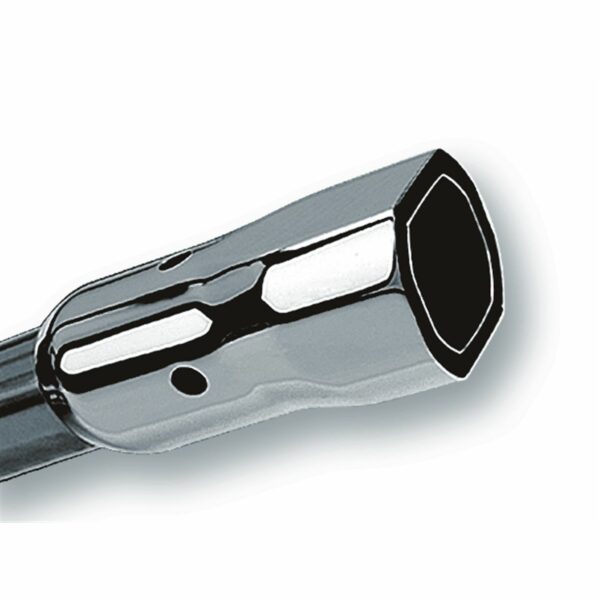 Tip 2.25in Inlet/ 3.38in x 3in Outlet Single Square Angle-Cut Phantom