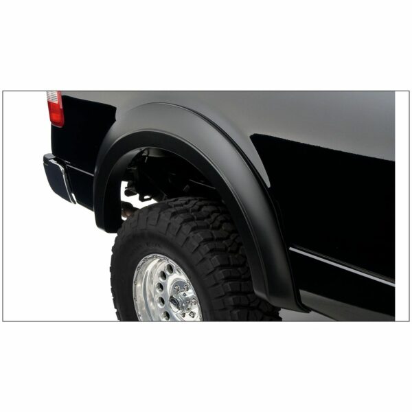 Bushwacker 20915-02 Black Extend-A-Fender Style Smooth Finish 4-Piece Fender Flare Set for 2004-2008 Ford F-150