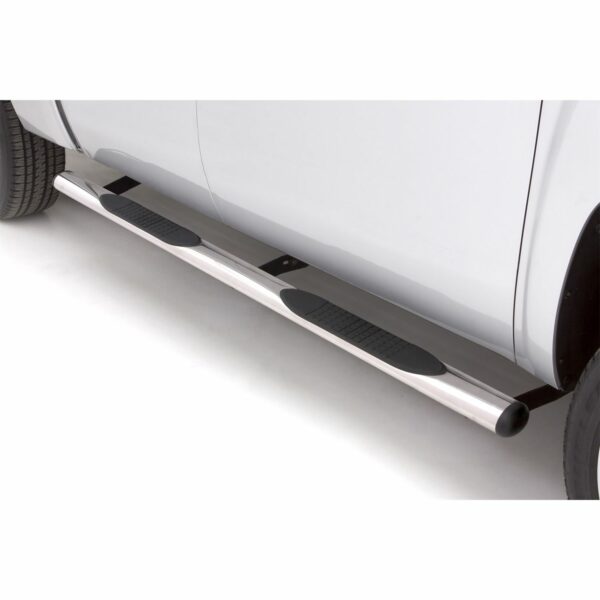 Lund 23574838 Polished Stainless Steel 4 Inch Oval Straight Nerf Bars for 2007-2018 Jeep Wrangler JK 4-Door