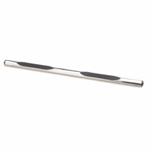 Lund 23578176 Polished Stainless Steel 4 Inch Oval Straight Nerf Bars for 2005-2024 Nissan Frontier Crew Cab