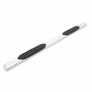 Lund 23984003 Polished Stainless Steel 5 Inch Oval Straight Nerf Bars for 2019-2024 Ram 1500 Classic, 2009-2018 Ram 1500, 2010-2024 Ram 2500/3500 Crew Cab