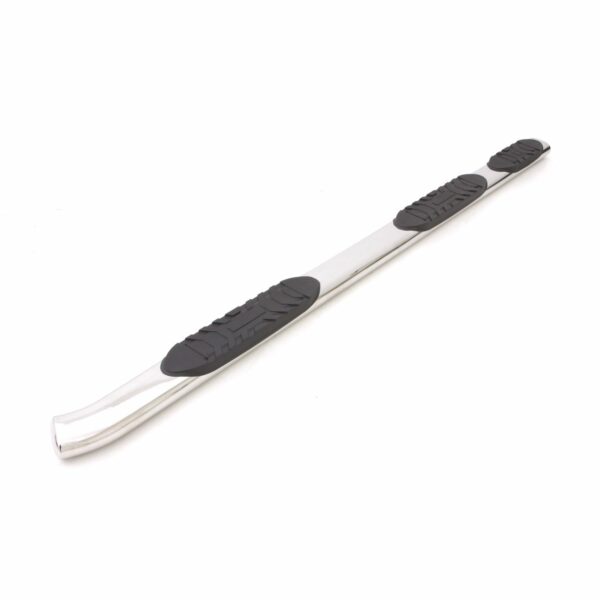 Lund 244105008 Polished Stainless Steel 5 Inch Oval Wheel-to-Wheel Nerf Bars for 2010-2024 Dodge Ram 2500/3500 Crew Cab with 6.5 Ft. Bed; Rocker Panel Mount