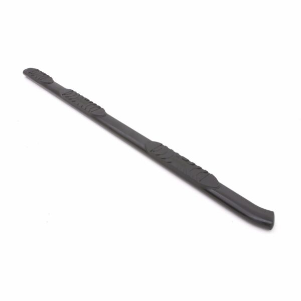 Lund 26097044 Black Steel 5 Inch Oval Wheel-to-Wheel Nerf Bars for 2019-2024 Ram 1500 Crew Cab with 5.5 Ft. Bed; Rocker Panel Mount