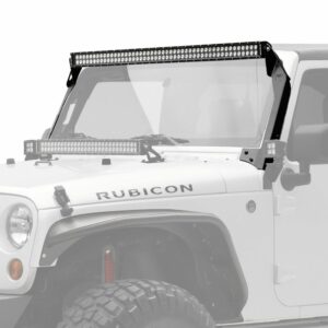 KC Hilites 50 in C-Series C50 LED - Light Bar System - 300W Combo Spot / Spread Beam - for 07-18 Jeep JK