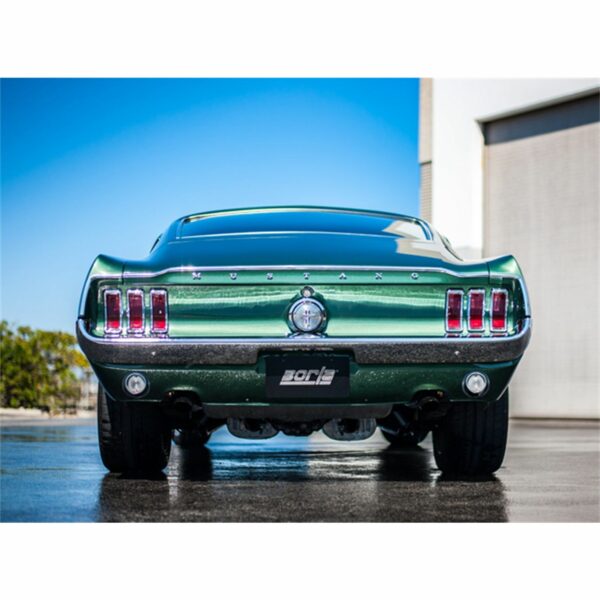 CrateMuffler Muffler Ford Coyote 5.0L V8 Moderate Output 2.5in Offset Inlet/ 2.5in Center Outlet S-Type
