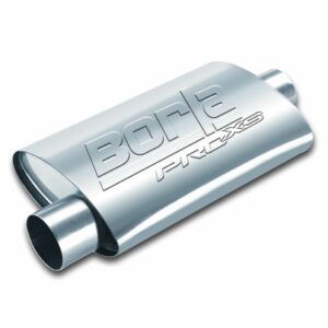 ProXS Muffler 2.25in Offset Inlet/ 2.25in Center Outlet 4in x 9.5in Oval x 14in Long Body