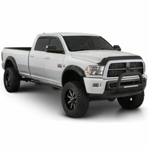 Bushwacker 20946-02 Black Max Coverage Pocket/Rivet Style Smooth Finish 4-Piece Fender Flare Set for 2018-2020 Ford F-150