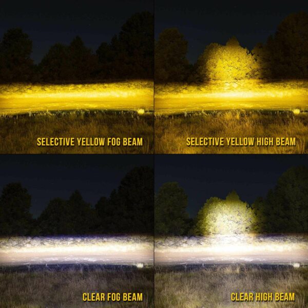 KC HiLITES FLEX ERA 3 - Lens Replacement - Selective Yellow - SAE - Combo Beam