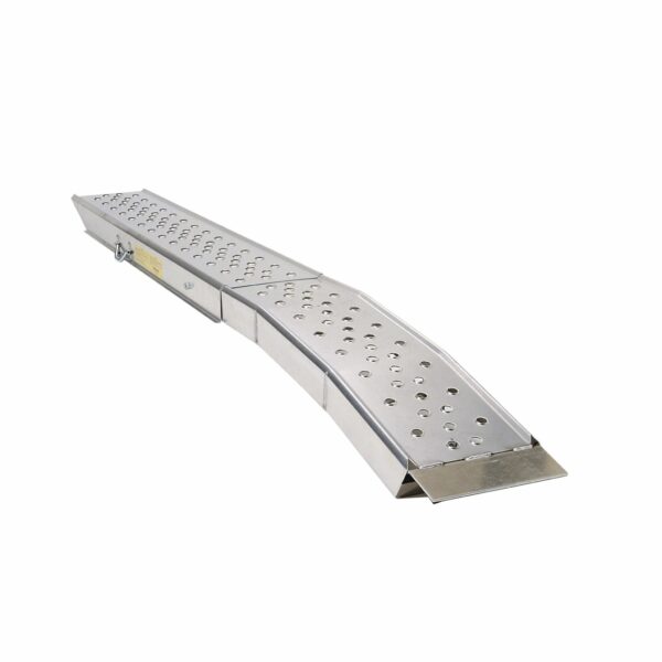 Lund 602013 Arched Folding 118 Inch Aluminum Loading Ramp, 750-Pound Capacity