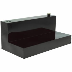 Lund 76510 Steel Liquid Storage Tank 100 Gallon L-Shaped 48-Inch Box/Tank Combo, Black Steel