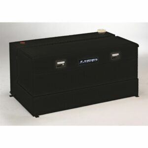 Lund 73256 92 Gallon L-Shaped 56-Inch Box Combo, Black Aluminum