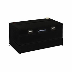 Lund 73290 80 Gallon L-Shaped 48-Inch Box Combo, Black Aluminum
