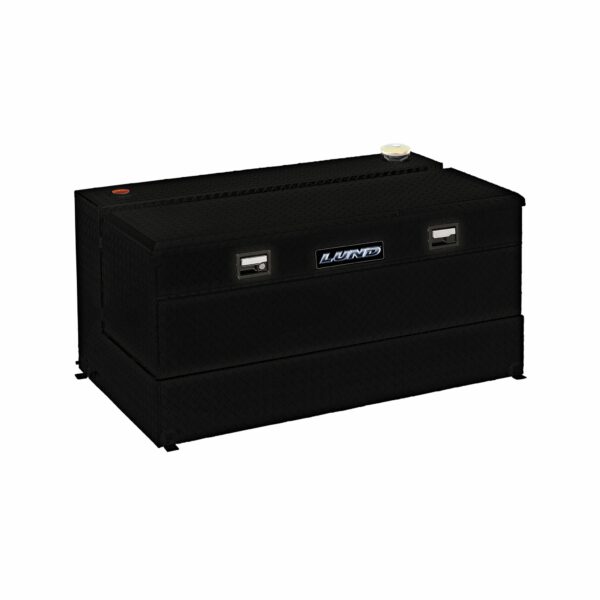Lund 73290 80 Gallon L-Shaped 48-Inch Box Combo, Black Aluminum