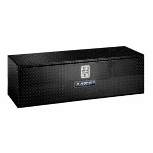 Lund 78260 60-Inch Underbody Truck Tool Box, Black Aluminum