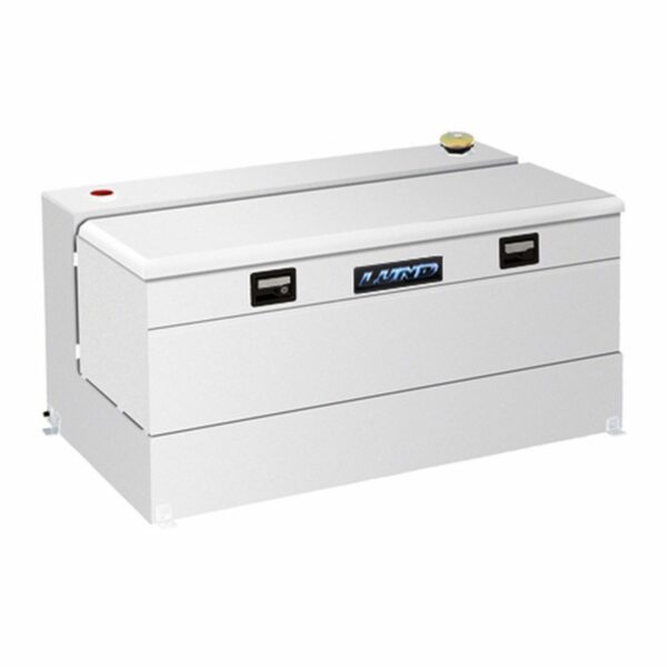 Lund 86648 Steel Liquid Storage Tank 80 Gallon L-Shaped 48-Inch Box, White Steel