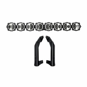 KC Hilites 50 in Pro6 Gravity LED - 8-Light - Light Bar System - 160W Combo Beam - for 07-18 Jeep JK