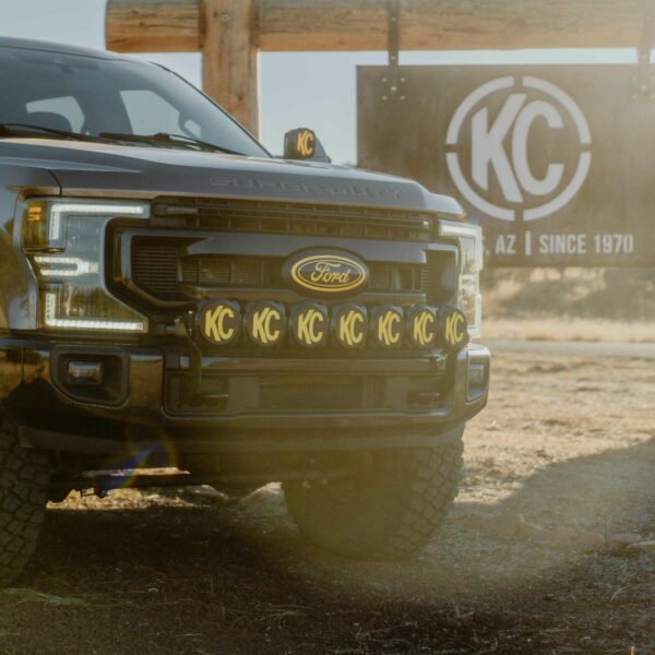Gravity LED Pro6 - 7-Light Bar Kit - Front Bumper - GEN4-5 17-24 Ford Super Duty