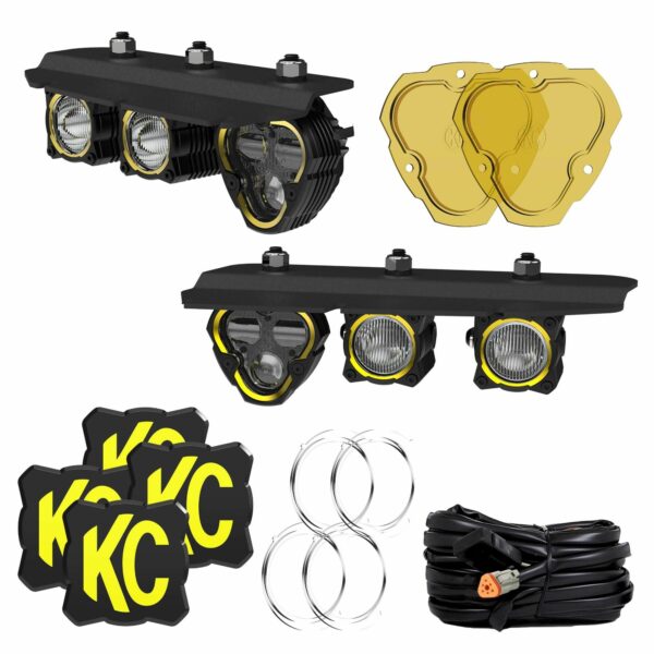 KC HiLITES FLEX ERA Fog Pocket Kit - for 2021-Current Ford Bronco