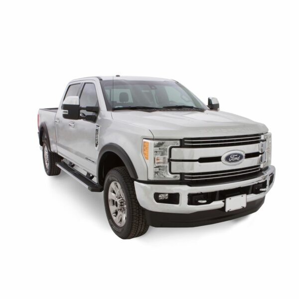 Bushwacker 20941-02 Black OE-Style Smooth Finish 4-Piece Fender Flare Set for 2011-2016 Ford F-250/F-350 Super Duty
