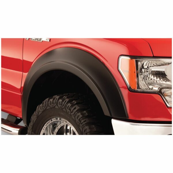 Bushwacker 20903-01 Black Extend-A-Fender Style Smooth Finish 4-Piece Fender Flare Set for 1987-1991 Ford Bronco, F-100, F-150, F-250, F-350 Super Duty