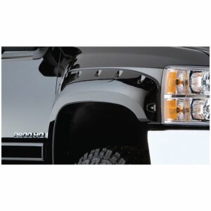 Bushwacker 21027-11 Black Cutout Style Smooth Finish Front Fender Flares for 1993-2011 Ford Ranger Styleside (Excludes FX4)