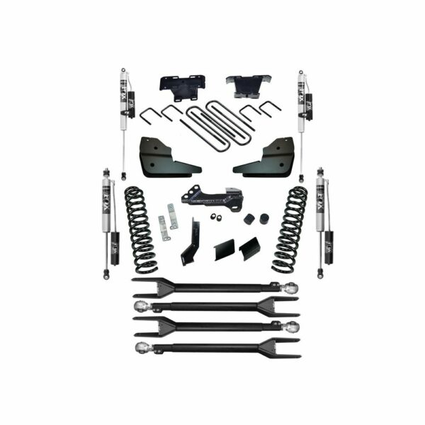 SUPERLIFT 4-LINK LIFT KIT FD F250/350 4WD DSL W/FOX 2.0 RES SHOCKS 23-24 4in