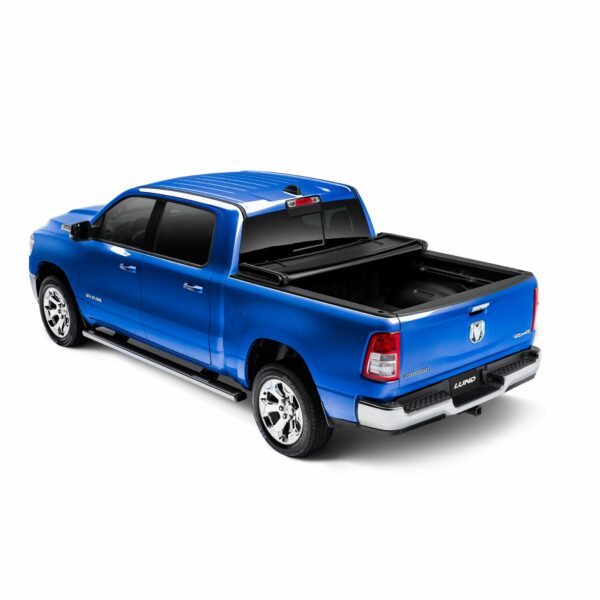 Lund 95864 Genesis Elite Tri-Fold Truck Bed Tonneau Cover - 2002-2019 Dodge Ram 1500 (Incl. 2019-2023 Ram Classic); 03-23 Ram 2500/3500; Fits 6.5 Ft. Bed w/o RamBox