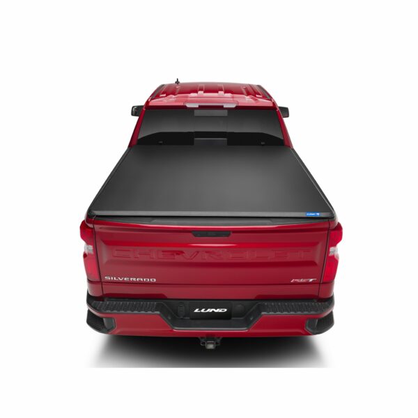 Lund 95084 Genesis Tri-Fold Truck Bed Tonneau Cover for 99-06 Silverado and Sierra 1500; 99-04 Silverado and Sierra 2500; 01-06 Silverado and Sierra 2500 HD, 3500; 2007 Classic Models; Fits 5.8 Ft. Bed