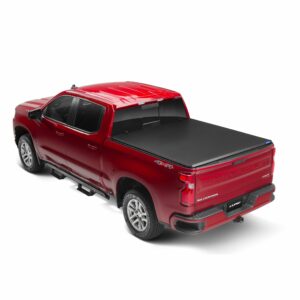 Lund 969158 Hard Fold Truck Bed Tonneau Cover for 2019 Chevrolet Silverado LD/GMC Sierra 1500 LD, 2014-2018 Silverado and Sierra 1500; 2015-2019 Silverado and Sierra 2500 HD, 3500 HD; Fits 6.6 Ft. Bed