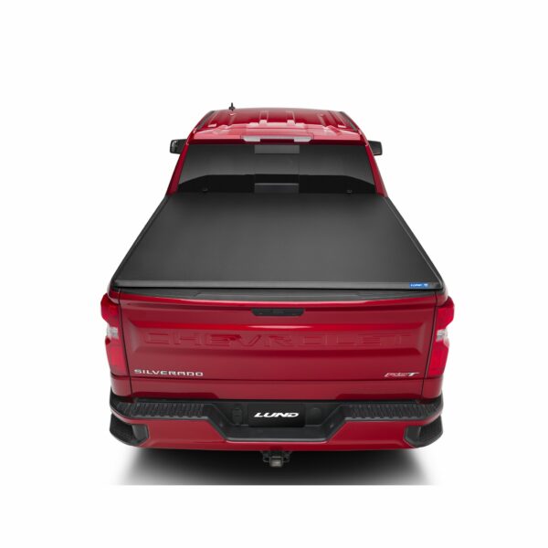 Lund 969554 Hard Fold Truck Bed Tonneau Cover for 2007-2013 Toyota Tundra; Fits 8 Ft. Bed