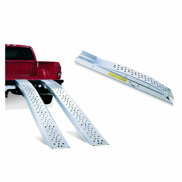 Lund 602013 Arched Folding 118 Inch Aluminum Loading Ramp, 750-Pound Capacity