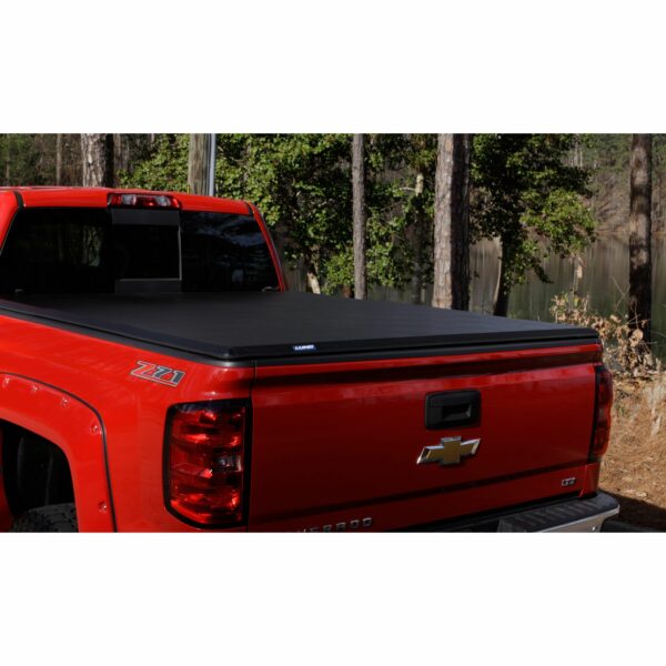 Lund 969155 Hard Fold Truck Bed Tonneau Cover for 2007-2013 Silverado and Sierra 1500; Fits 5.8 Ft. Bed