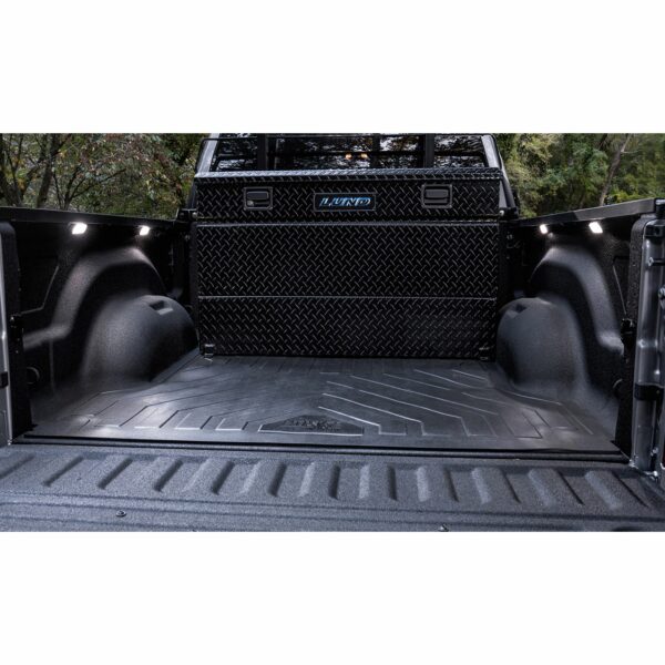Lund 73290 80 Gallon L-Shaped 48-Inch Box Combo, Black Aluminum