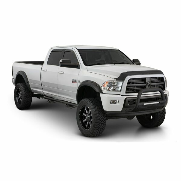 Bushwacker 20927-02 Black Max Coverage Pocket/Rivet Style Smooth Finish 4-Piece Fender Flare Set for 2009-2014 Ford F-150 (Excludes Raptor)