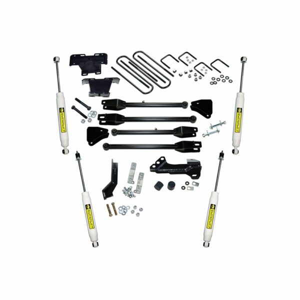 SUPERLIFT 4-LINK LIFT KIT FD F250/350 4WD DSL W/SL SHOCKS 17-22 4in